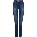 Blaue CECIL Toronto Slim Jeans für Damen Größe XS 