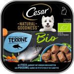 Cesar Natural Goodness Bio mit Fisch, Erbsen und Karotten 16x100g