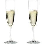 Weiße Riedel Champagnergläser 160 ml aus Glas 2 Teile 