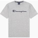 Graue Champion T-Shirts aus Baumwolle für Herren Größe XL 