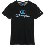 Schwarze Kurzärmelige Champion Kinder-T-Shirts 