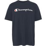 Reduzierte Blaue Klassische Champion T-Shirts für Herren Größe S 