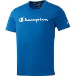 Reduzierte Blaue Klassische Champion T-Shirts aus Jersey für Herren Größe XXL 
