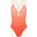 Lachsfarbene Chantelle Damenbadeanzüge & Damenschwimmanzüge Orangen aus Elastan Größe M 