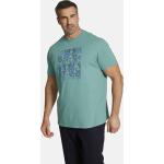 Grüne Paisley Kurzärmelige T-Shirts Löwen aus Baumwolle maschinenwaschbar für Herren Größe 3 XL Große Größen 