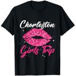 Damen Mädchen Reise Charleston Urlaub Reise Hochzeit T-Shirt