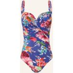 Pinke CHARMLINE Bauchweg-Badeanzüge aus Elastan für Damen Größe XL 