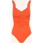 Orange CHARMLINE Bauchweg-Badeanzüge Orangen aus Elastan für Damen Größe XL 