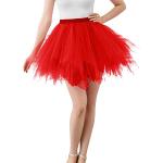 Rote 80er Jahre Kostüme für Damen Größe 3 XL Große Größen 