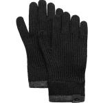 Schwarze Chillouts Strick-Handschuhe für Herren 