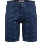 Blaue Blend Chino Shorts aus Baumwolle für Herren Größe XXL 