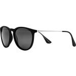 Reduzierte Schwarze Klassische Polarisierte Sonnenbrillen für Herren Größe M 