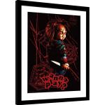 Chucky Kunstdruck mit Rahmen: Wanna Play (30 x 40 cm)