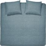 Blaue Bettwäsche & Bettbezüge aus Baumwolle 200x200 cm 2 Teile 