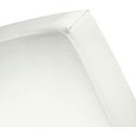 Weiße Spannbettlaken & Spannbetttücher aus Flanell 140x200 cm 1 Teil 