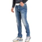 Blaue Klassische Cipo & Baxx Slim Jeans für Herren 