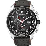 Citizen Herren Analog Eco-Drive Uhr mit Leder Armband AT9036-08E