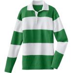 Grüne Rugbyshirts aus Baumwolle maschinenwaschbar für Herren Größe M 