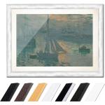 Claude Monet - Sonnenaufgang (Marine), Farbe:Silber, Größe:30x20cm A4