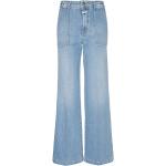 Hellblaue Klassische CLOSED Nachhaltige Straight Leg Jeans aus Elastan für Damen Größe XXL 