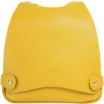 Gelbe Cluty City-Rucksäcke aus Leder für Damen 