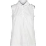 Reduzierte Weiße Ärmellose CMP Poloshirts ohne Ärmel für Damen Größe M 