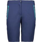 Blaue CMP Shorts & kurze Hosen aus Elastan für Damen Größe L 