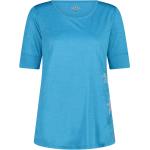 Kurzärmelige CMP T-Shirts aus Polyester für Damen Größe S 