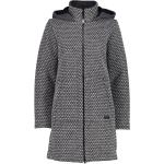 Reduzierte Graue CMP Klassische Mäntel aus Wolle für Damen Größe XS 