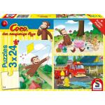 Coco, Der Neugierige Affe, Spaß Mit Coco, 3X24 Teile (Puzzle)