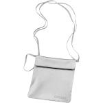 Graue Brustbeutel & Brusttaschen aus Seide mit RFID-Schutz 
