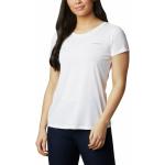 Reduzierte Beige Kurzärmelige T-Shirts aus Polyester für Damen Größe XS 