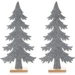 Reduzierte Braune Weihnachtsbäume aus Holz 