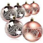 Reduzierte Pastellrosa Weihnachtskugeln & Christbaumkugeln aus Kunststoff 