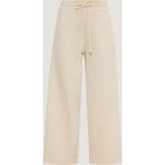 Cremefarbene Comma High Waist Hosen aus Viskose für Damen Größe XL 