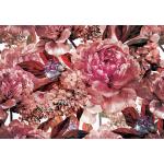 Reduzierte Rosa Blumen Consalnet Mustertapeten 