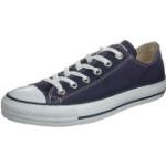 Marineblaue Klassische Converse Chuck Taylor OX Hohe Sneaker aus Gummi für Herren Größe 35 