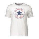Weiße Kurzärmelige Converse All Star T-Shirts aus Baumwolle für Damen 