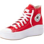 Reduzierte Rote Converse Chuck Taylor Hohe Sneaker Schnürung aus Textil für Damen Größe 42 