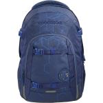Blaue Schulrucksäcke mit Außentaschen für Kinder 