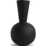 Cooee Design - Trumpet Vase H30 cm, Schwarz - Schwarz Schwarz