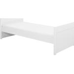 Weiße Moderne Rollroste aus Buchenholz 90x200 cm 