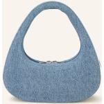 Hellblaue Coperni Baguette-Taschen aus Denim für Damen 