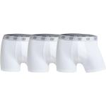 CR7 Herren Boxer Shorts, 3er Pack - Trunks, Organic Cotton Stretch Weiß S