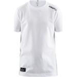 Weiße Kurzärmelige Craft Kinder-T-Shirts aus Polyester 