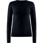 Schwarze Craft Active Funktionsunterhemden aus Polyester für Damen Größe XL 