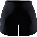 Reduzierte Schwarze Atmungsaktive Craft Stretch-Shorts für Damen Größe XL 