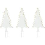 Weiße Weihnachtsbäume 