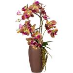 Bunte 70 cm Vasen & Blumenvasen Orchideen aus Keramik 1 Teil 