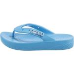 Blaue Klassische Crocs Classic Zehentrenner aus Kunststoff für Damen Größe 40 